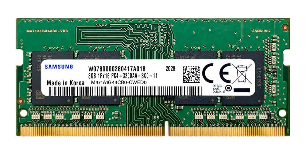 Samsung M471A1G44CB0-CWE 8GB Memory Module (M471A1G44CB0) thumbnail