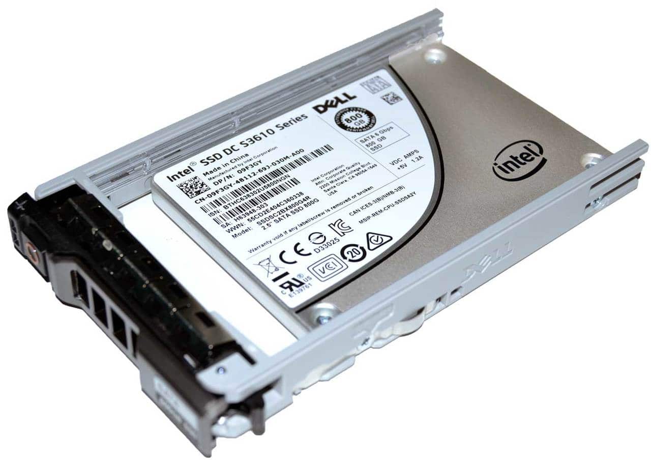 Dell 800GB 6G MU MLC 2.5INCH SATA (09F3GY-RFB) thumbnail