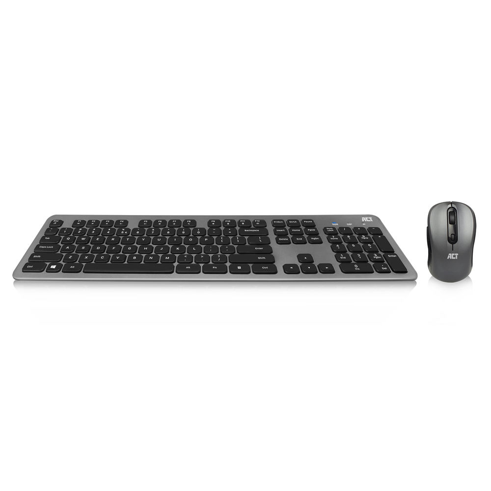 ACT AC5710 toetsenbord Inclusief muis RF Draadloos QWERTY UK International Zwart (AC5710) thumbnail