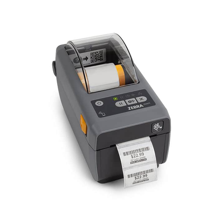 Zebra ZD611, 12 dots/mm (300 dpi), cutter, EPLII, ZPLII, USB, BT, Ethernet, WLAN (ZD6A023-D2EB02EZ) thumbnail