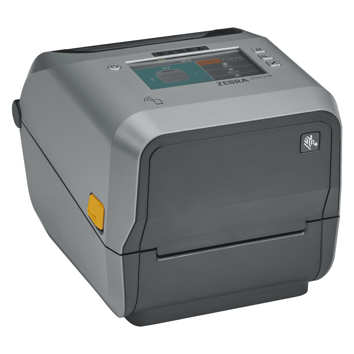 Zebra ZD621R, 12 dots/mm (300 dpi), cutter, disp. (kleur), RTC, RFID, USB, USB Host, RS232, BT (BLE), Ethernet, grijs (ZD6A143-32EFR2EZ) thumbnail
