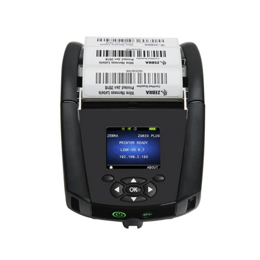 Zebra ZQ620 Plus, 8 dots/mm (203 dpi), LTS, RS232, BT (BLE), WLAN, ext. Bat. (ZQ62-AUWAEC4-00) thumbnail