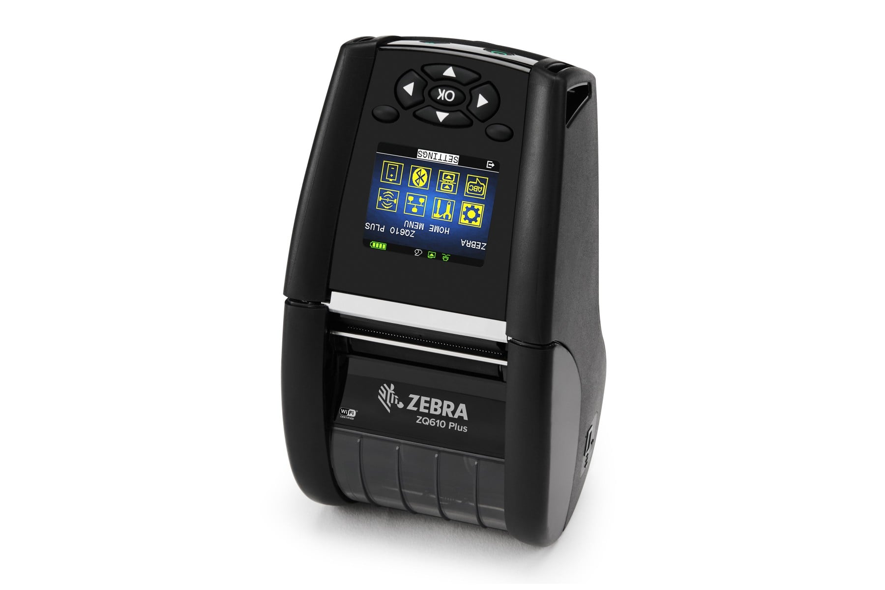 Zebra ZQ620 Plus, 8 dots/mm (203 dpi), linerless, LTS, disp., BT, WLAN, EPL, ZPL, ZPLII, CPCL (ZQ62-AUWBE14-00) thumbnail