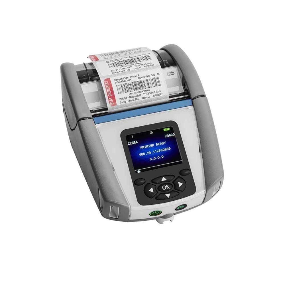 Zebra ZQ620 Healthcare, BT, WLAN, 8 dots/mm (203 dpi), LTS, disp., EPL, ZPL, ZPLII, CPCL (ZQ62-HUWAE00-00) thumbnail