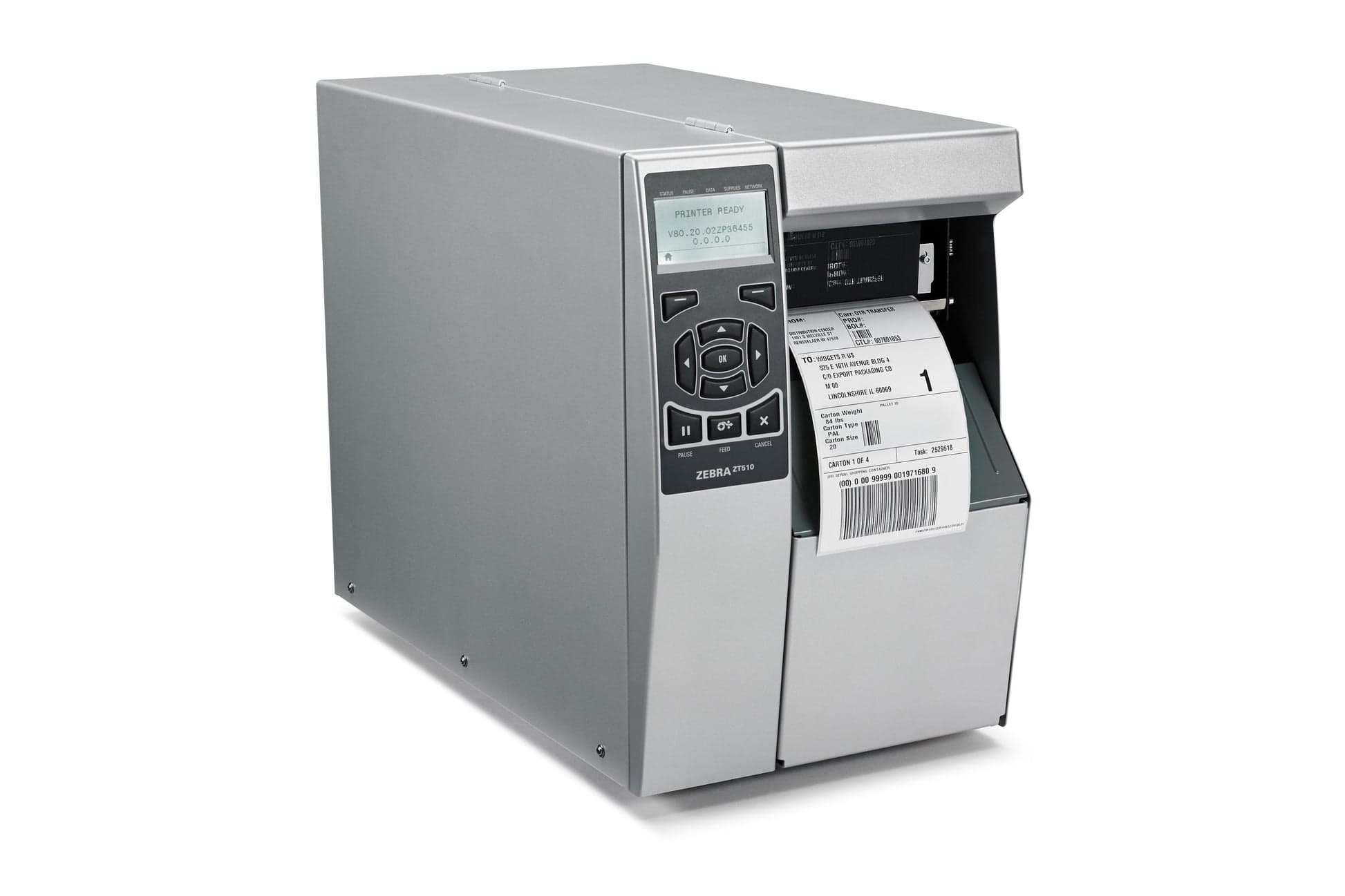 Zebra ZT510 - Label printer - direct thermal / thermal transfer - roll (11.4 cm) (ZT51042-T1E0000Z) thumbnail