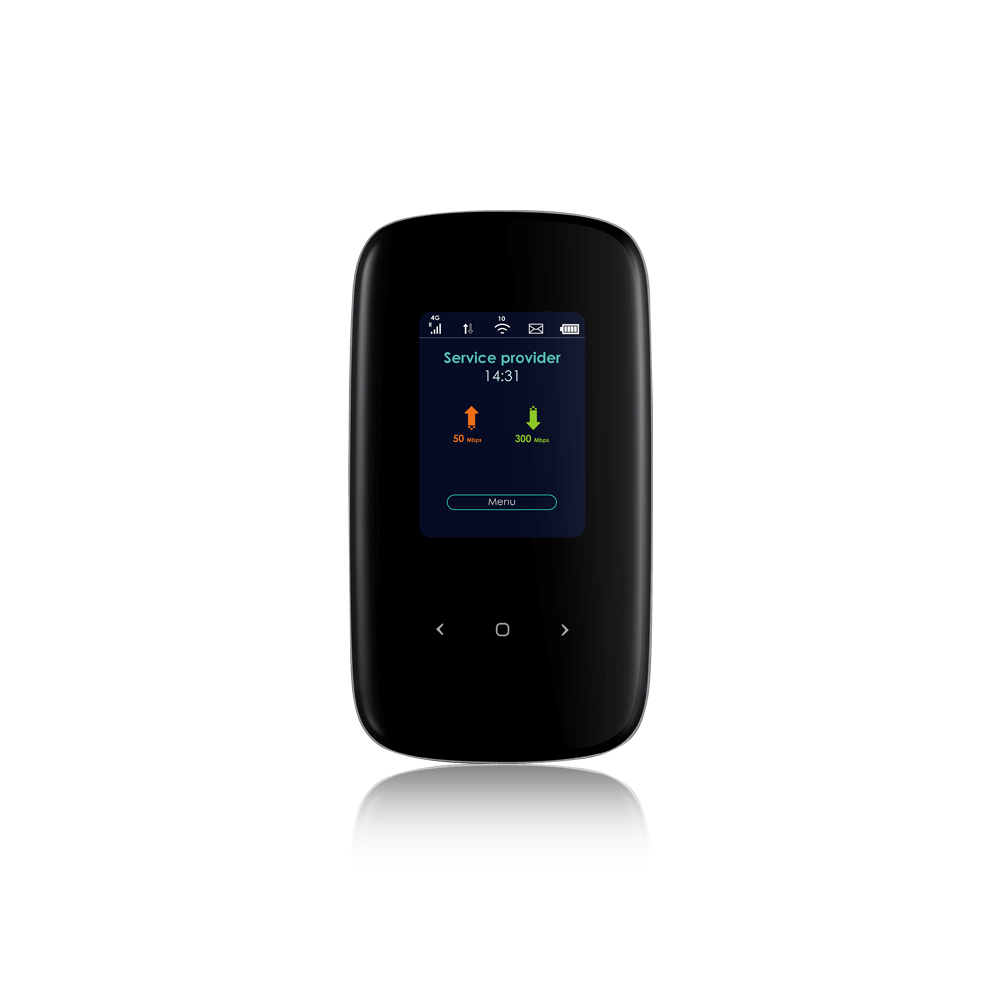Zyxel LTE2566-M634 draadloze router Dual-band (2.4 GHz / 5 GHz) 4G Zwart (LTE2566-M634-EUZNV1F) thumbnail