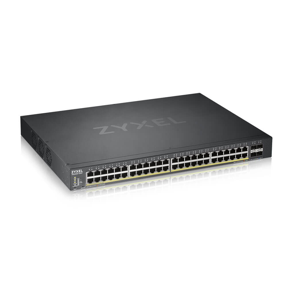 Zyxel XGS1930-52HP Managed L3 Gigabit Ethernet (10/100/1000) Power over Ethernet (PoE) Zwart (XGS1930-52HP-EU0101F) thumbnail