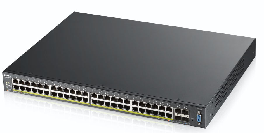 Zyxel XGS2210-52HP Managed L2 Gigabit Ethernet (10/100/1000) Power over Ethernet (PoE) 1U Zwart (XGS2210-52HP-EU0101F) thumbnail