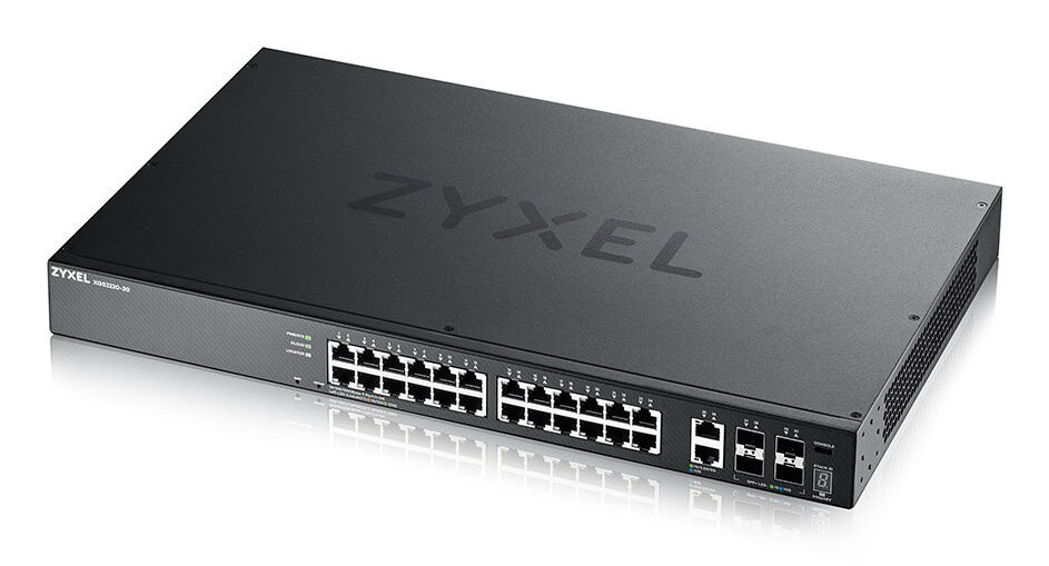 Zyxel XGS2220-30 Managed L3 Gigabit Ethernet (10/100/1000) Zwart (XGS2220-30-EU0101F) thumbnail