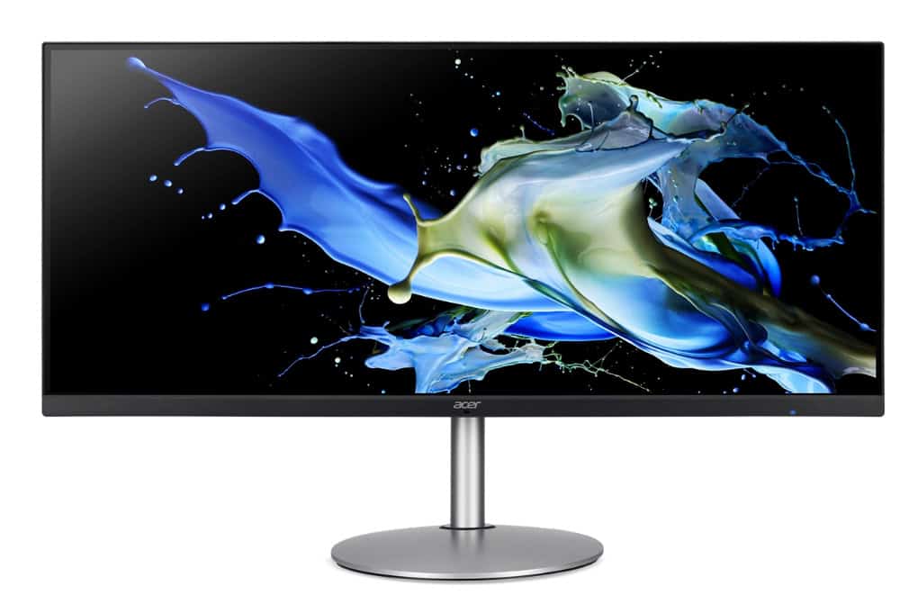 Acer CB342CU computer monitor 86,4 cm (34) 3440 x 1440 Pixels UltraWide Quad HD LCD Zwart, Zilver (UM.CB2EE.016) thumbnail