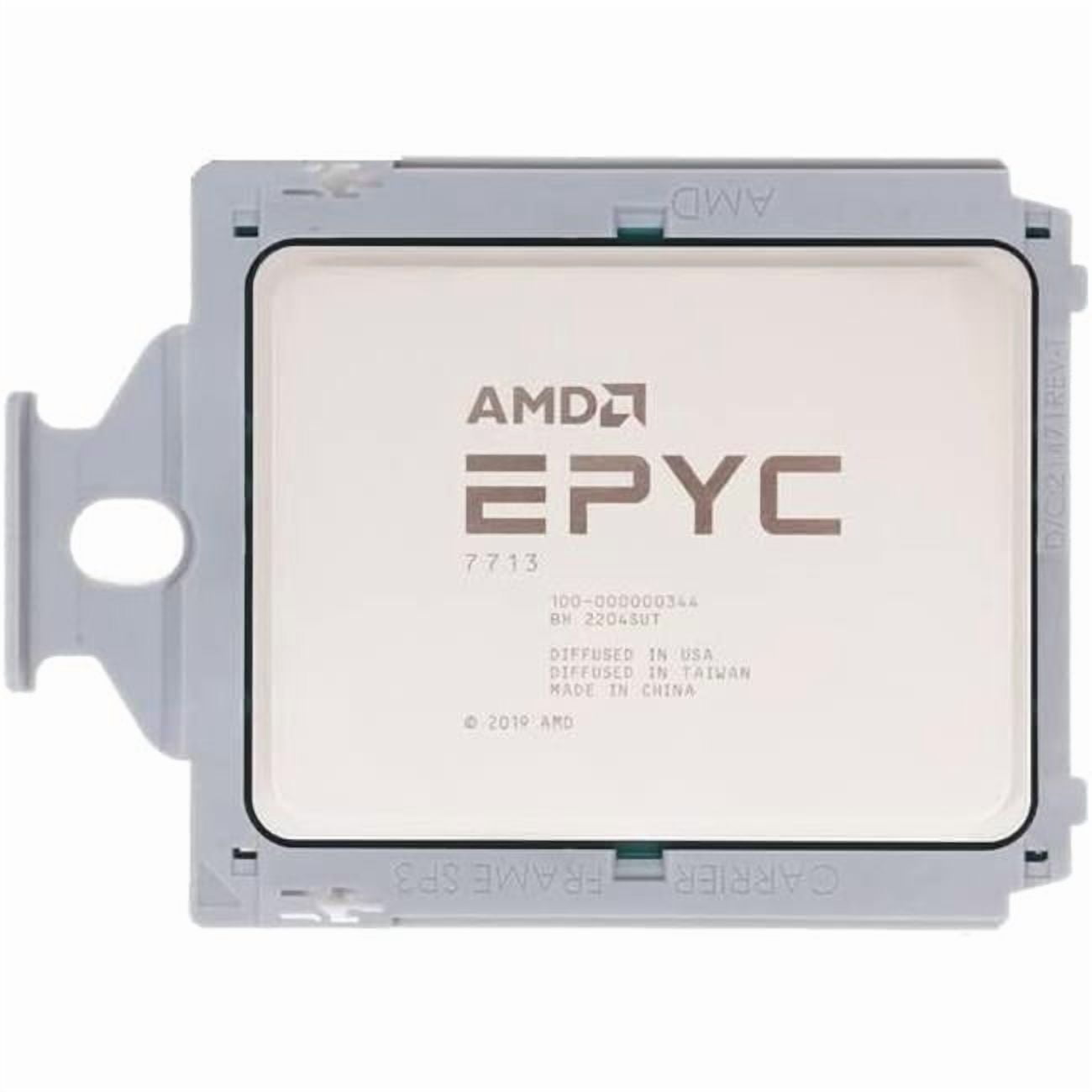 AMD EPYC 7713 - 2 GHz - 64 cores - 128 threads (100-000000344A) thumbnail