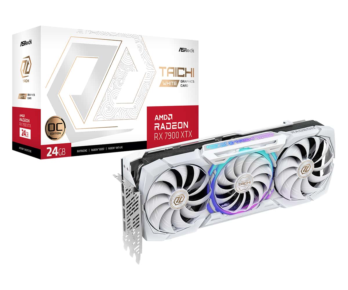 Asrock RX7900XTX TCW 24GO videokaart AMD Radeon RX 7900 XTX 24 GB GDDR6 (90-GA4AZZ-00UANF) thumbnail