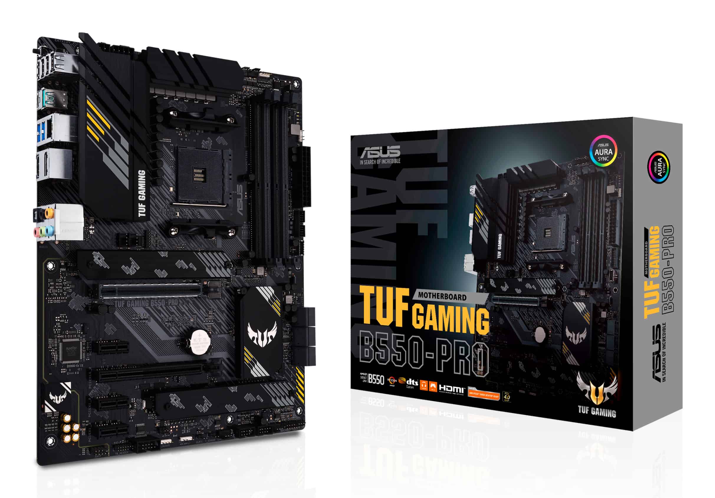 ASUS TUF GAMING B550-PRO AMD B550 Socket AM4 ATX (90MB17R0-M0EAY0) thumbnail