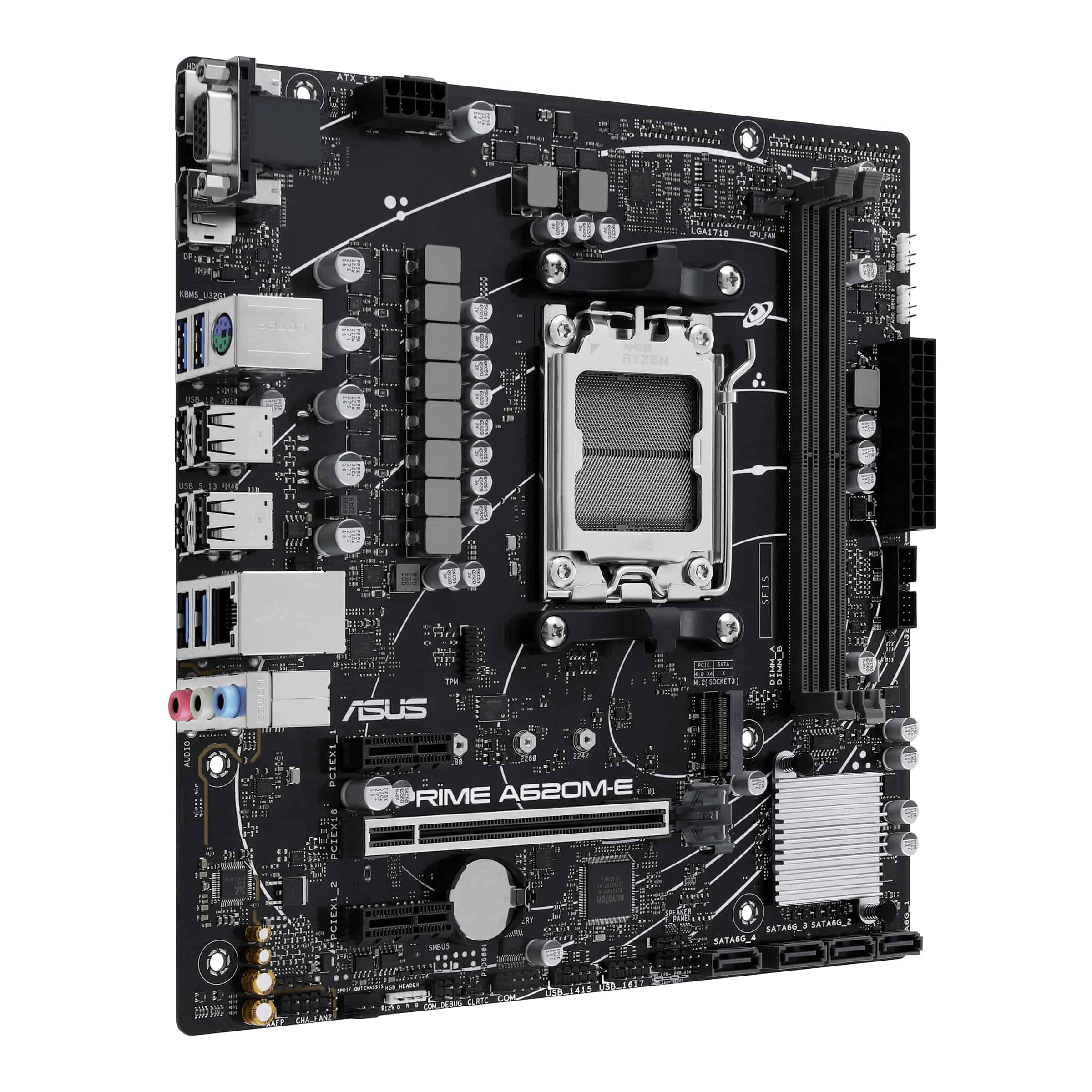ASUS PRIME A620M-E-CSM AMD A620 Socket AM5 micro ATX (90MB1F50-M0EAYC) thumbnail