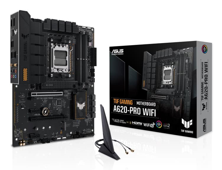ASUS TUF GAMING A620-PRO WIFI AMD A620 Socket AM5 ATX (90MB1FR0-M0EAY0) thumbnail