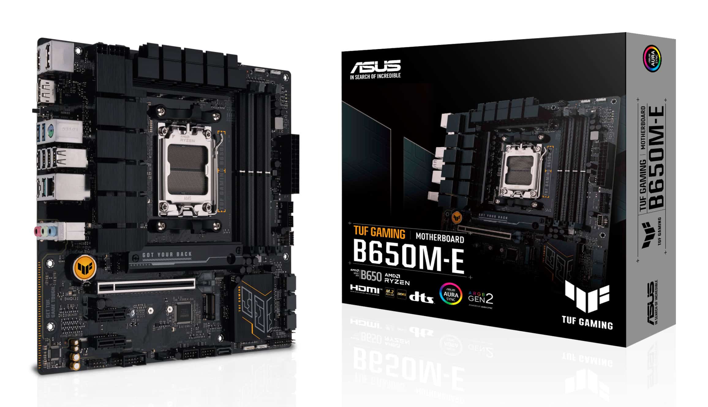 ASUS TUF GAMING B650M-E AMD B650 Socket AM5 micro ATX (90MB1FU0-M0EAY0) thumbnail