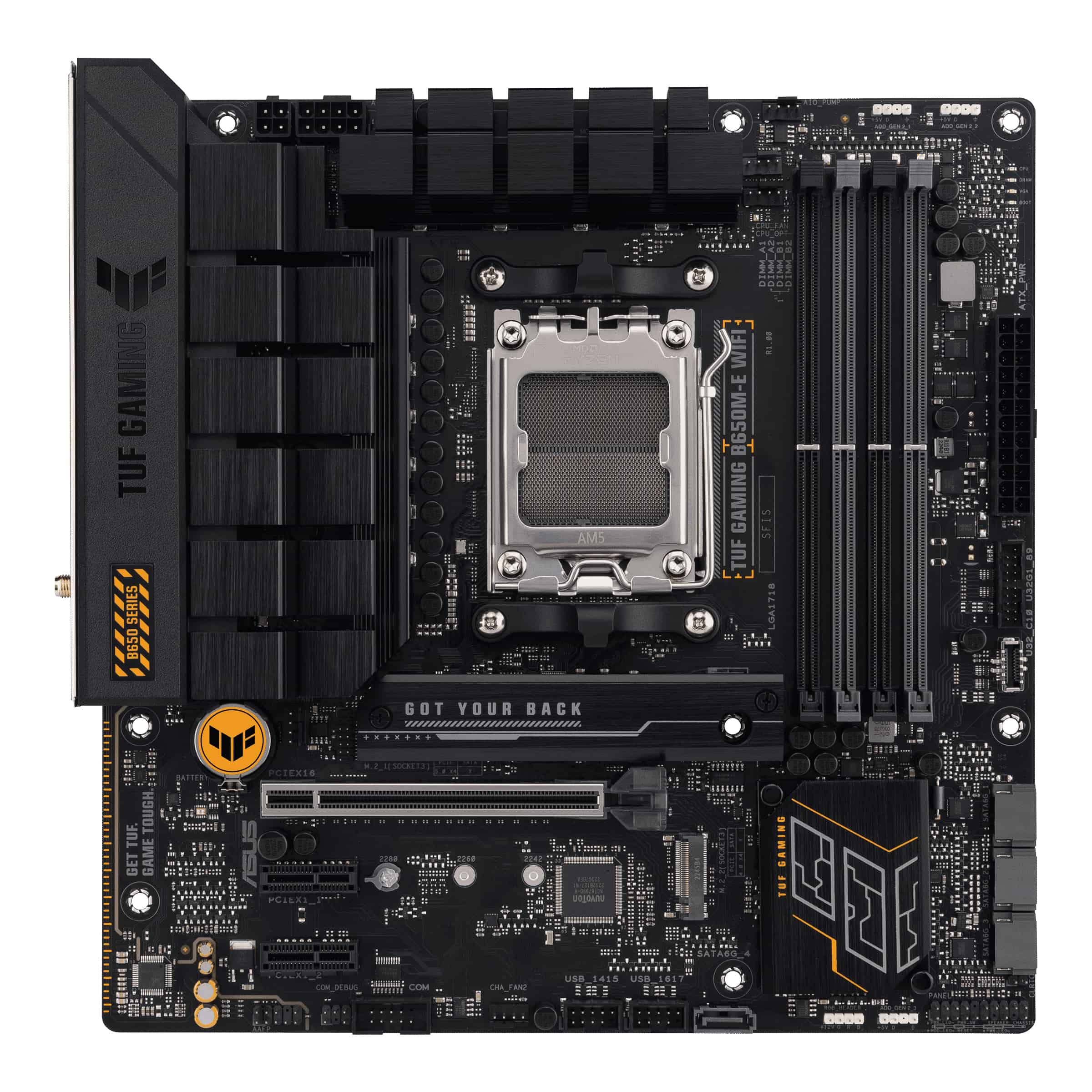 ASUS TUF GAMING B650M-E WIFI AMD B650 Socket AM5 micro ATX (90MB1FV0-M0EAY0) thumbnail