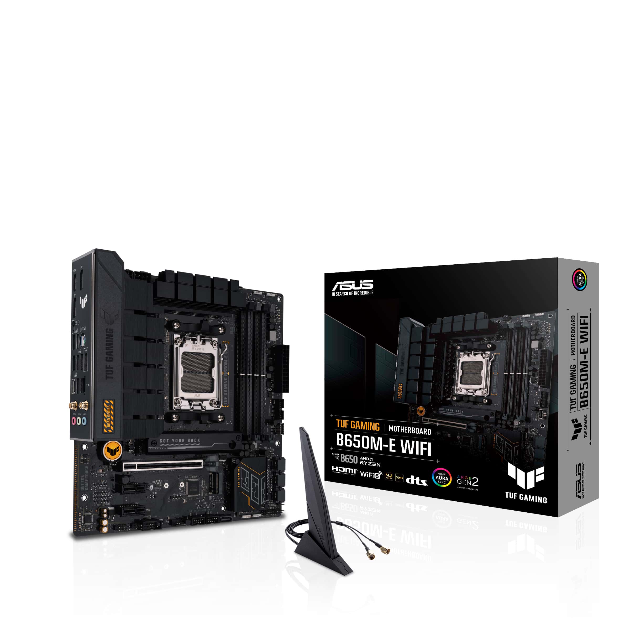 ASUS TUF GAMING B650M-E WIFI AMD B650 Socket AM5 micro ATX (90MB1FV0-M0EAY0) thumbnail