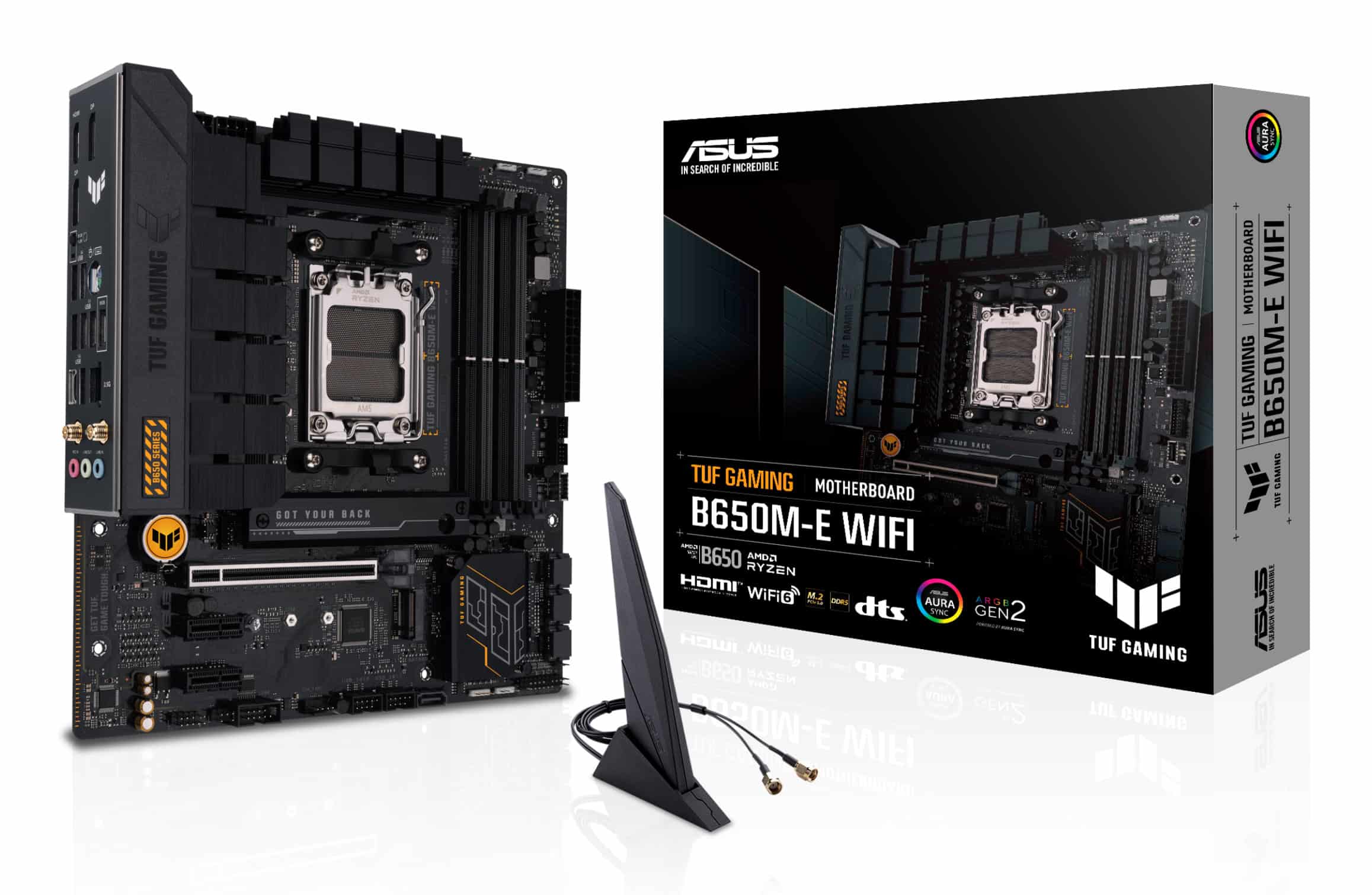 ASUS TUF GAMING B650M-E WIFI AMD B650 Socket AM5 micro ATX (90MB1FV0-M0EAY0) thumbnail
