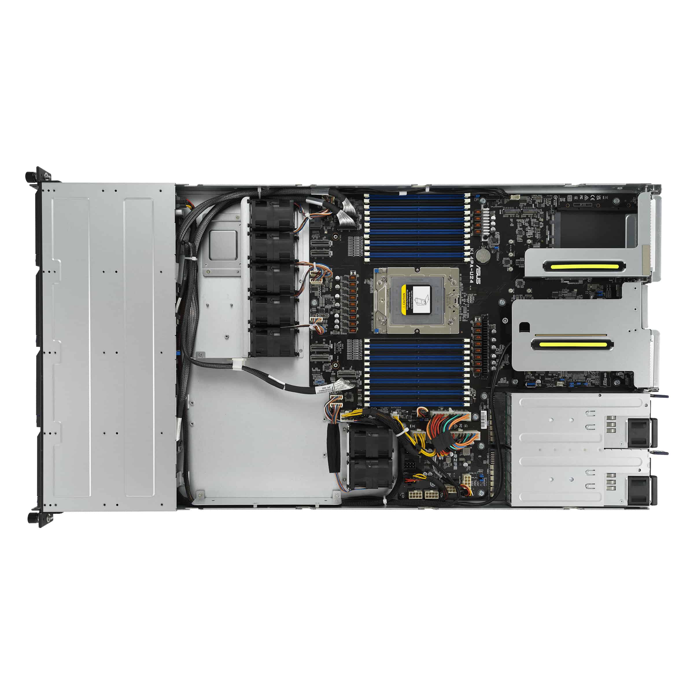 ASUS RS500A-E12-RS4U Socket SP5 Rack (1U) Zwart, Zilver (90SF02J1-M000R0) thumbnail
