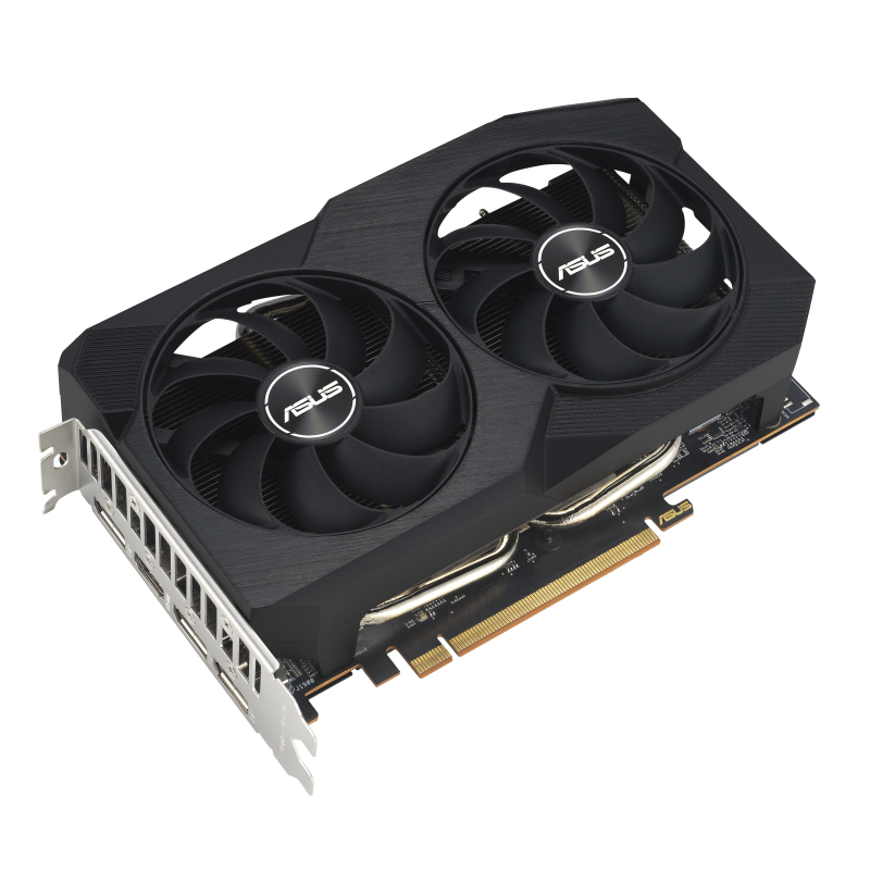 ASUS Dual -RX7600-O8G-V2 AMD Radeon RX 7600 8 GB GDDR6 (90YV0IH2-M0NA00) thumbnail