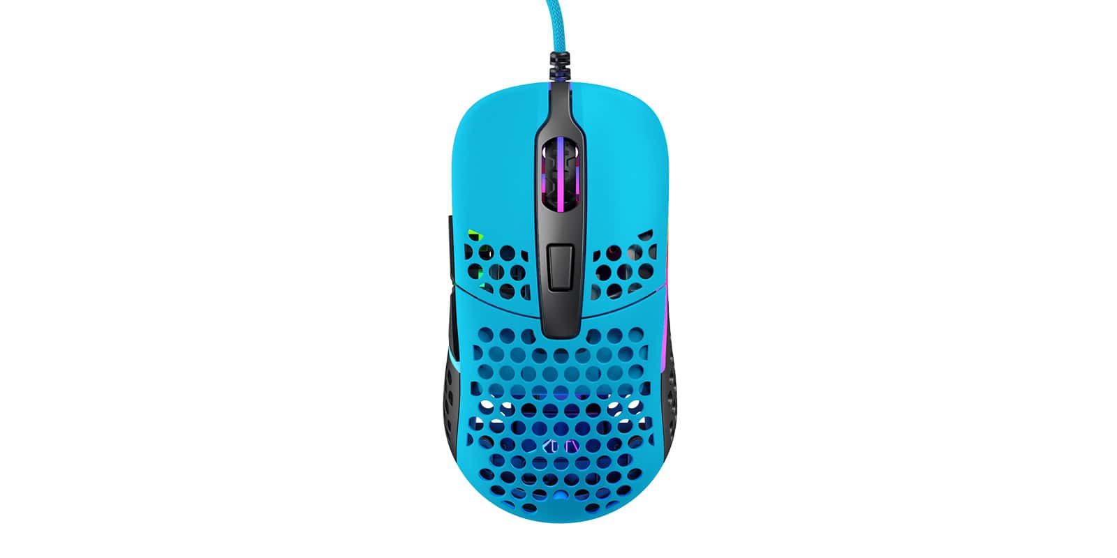 Xtrfy M42 muis Ambidextrous USB Type-A Optisch 16000 DPI (M42-RGB-BLUE) thumbnail