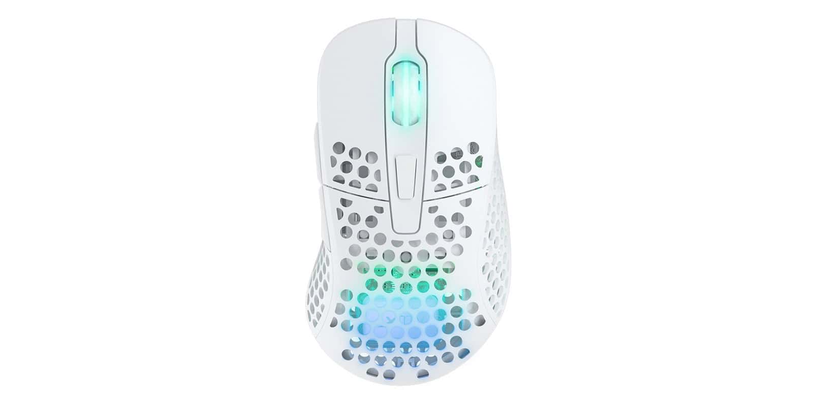 Xtrfy M4 RGB muis Rechtshandig RF Wireless + USB Type-C Optisch 19000 DPI (M4W-RGB-WHITE) thumbnail