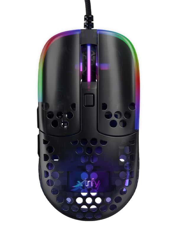 Xtrfy MZ1 Gaming Maus - schwarz - Maus - Optisc muis Ambidextrous USB Type-A Optisch 16000 DPI (MZ1-RGB-BLACK-TP) thumbnail