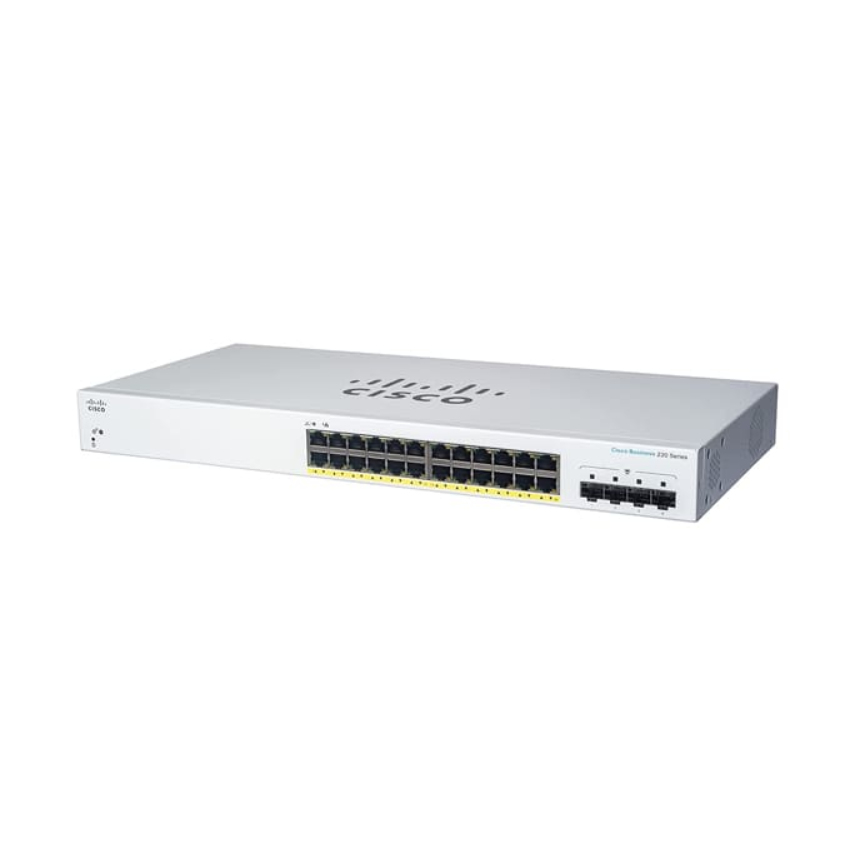 Cisco CBS220-24FP-4G Managed L2 Gigabit Ethernet (10/100/1000) Power over Ethernet (PoE) Wit (CBS220-24FP-4G-EU) thumbnail