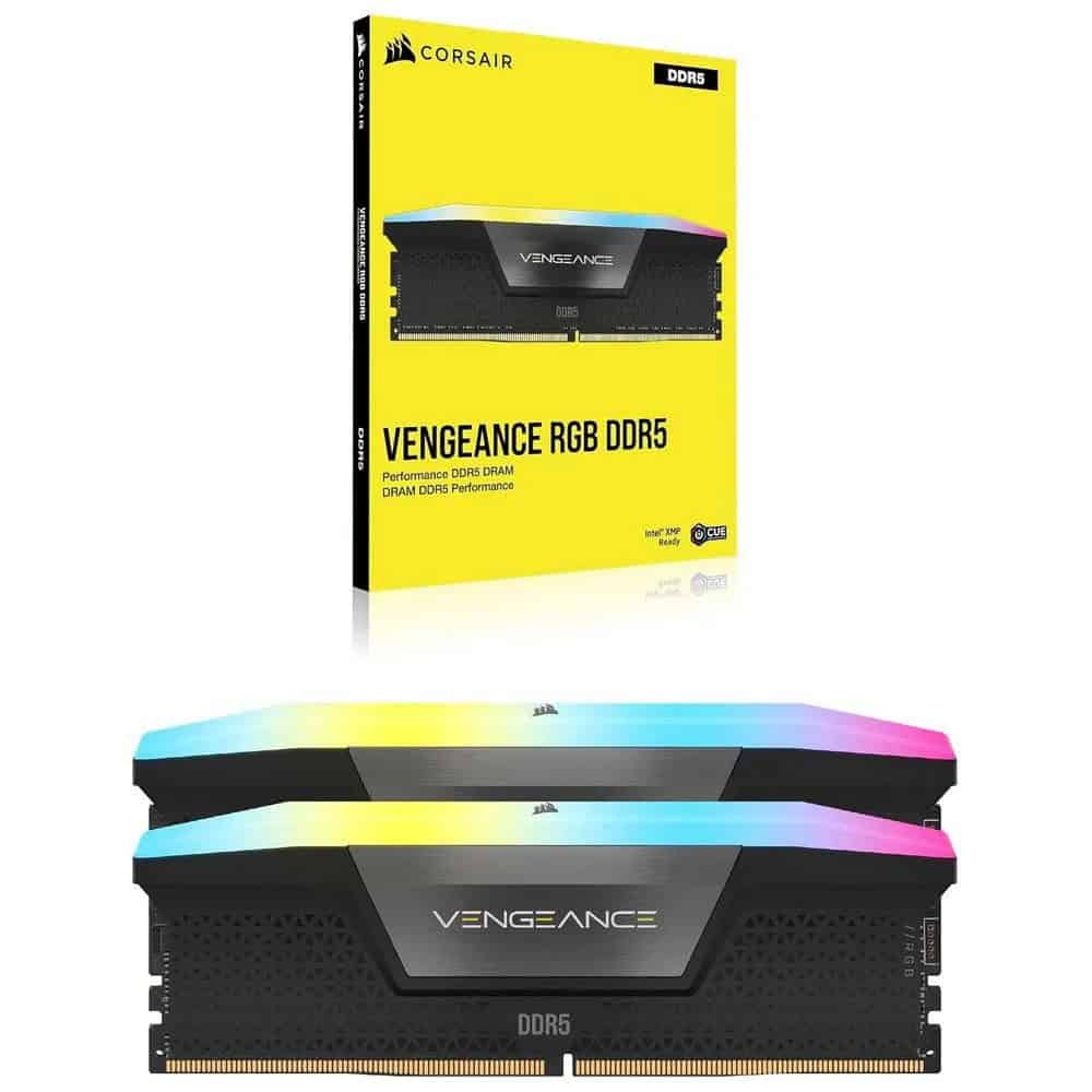 CORSAIR Vengeance RGB - DDR5 - sæt - 3 (CMH32GX5M2B6600C38) thumbnail