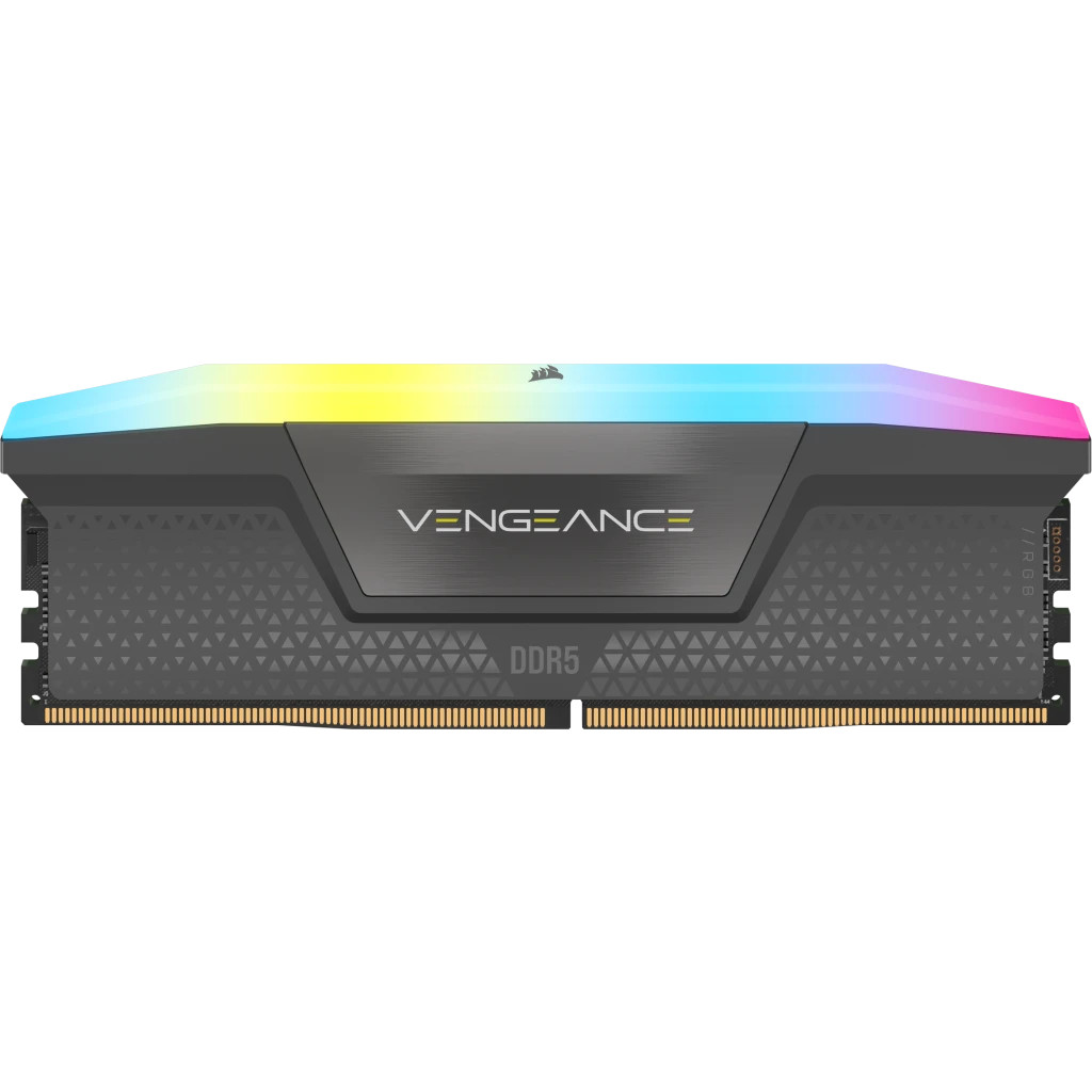 Corsair 64GB PC 6000 CL30 CORSAIR KIT (2x32GB) VENGEANCE RGB G retail (CMH64GX5M2B6000Z30) thumbnail