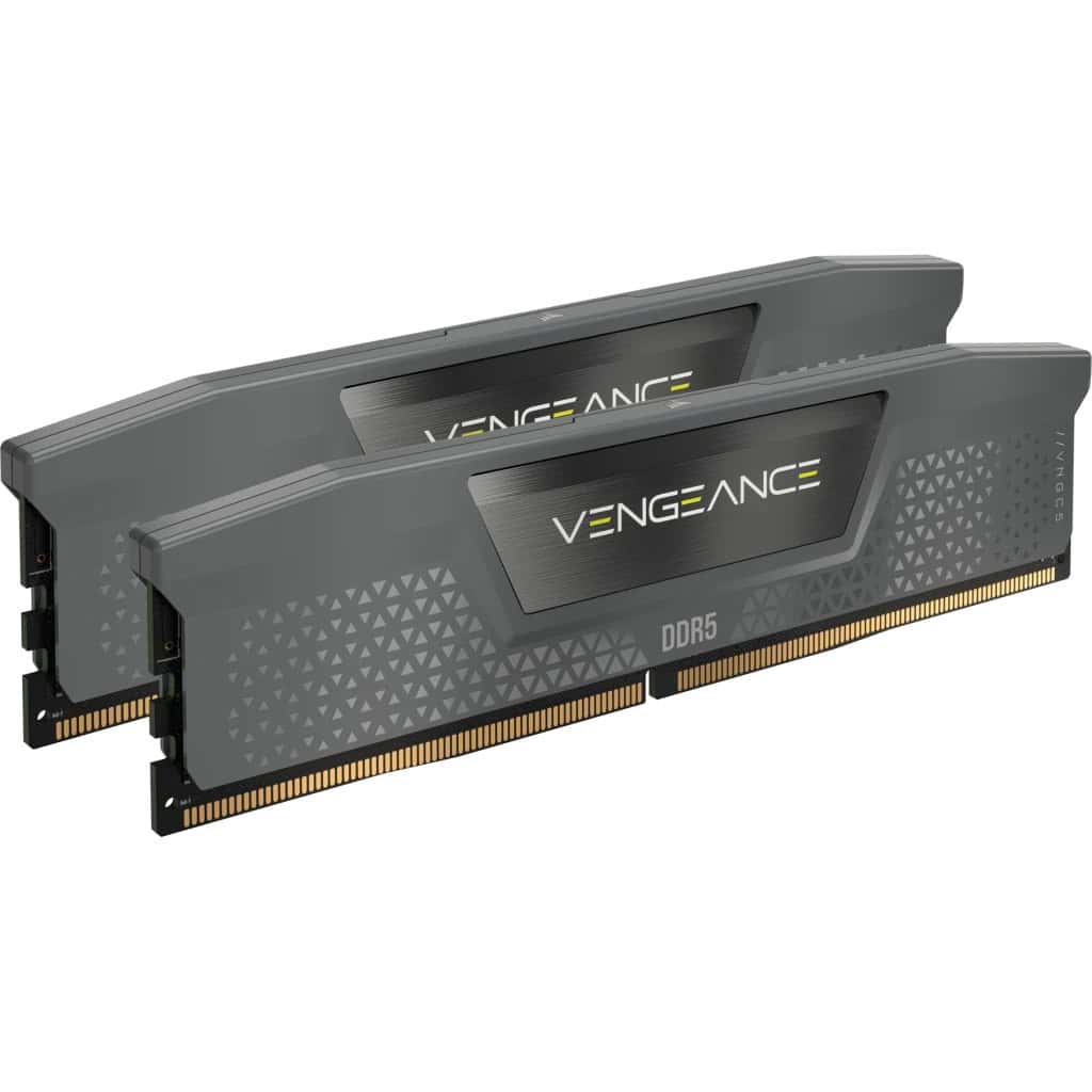 Corsair 64GB PC 6000 CL30 CORSAIR KIT (2x32GB) VENGEANCE grey retail (CMK64GX5M2B6000Z30) thumbnail