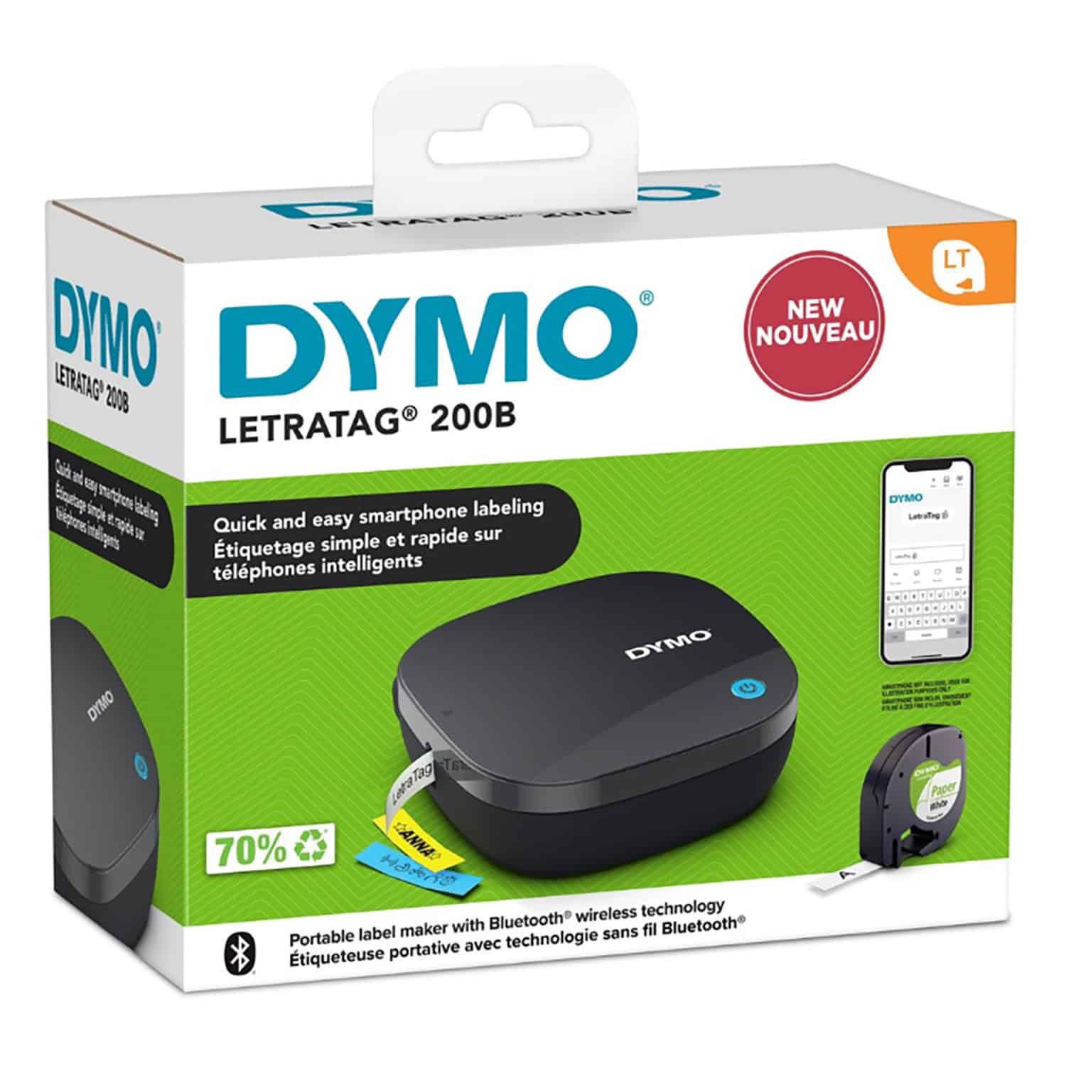 DYMO LT-200B großes  Display mit 20 Geräten + 40 Bänder (2188203) thumbnail