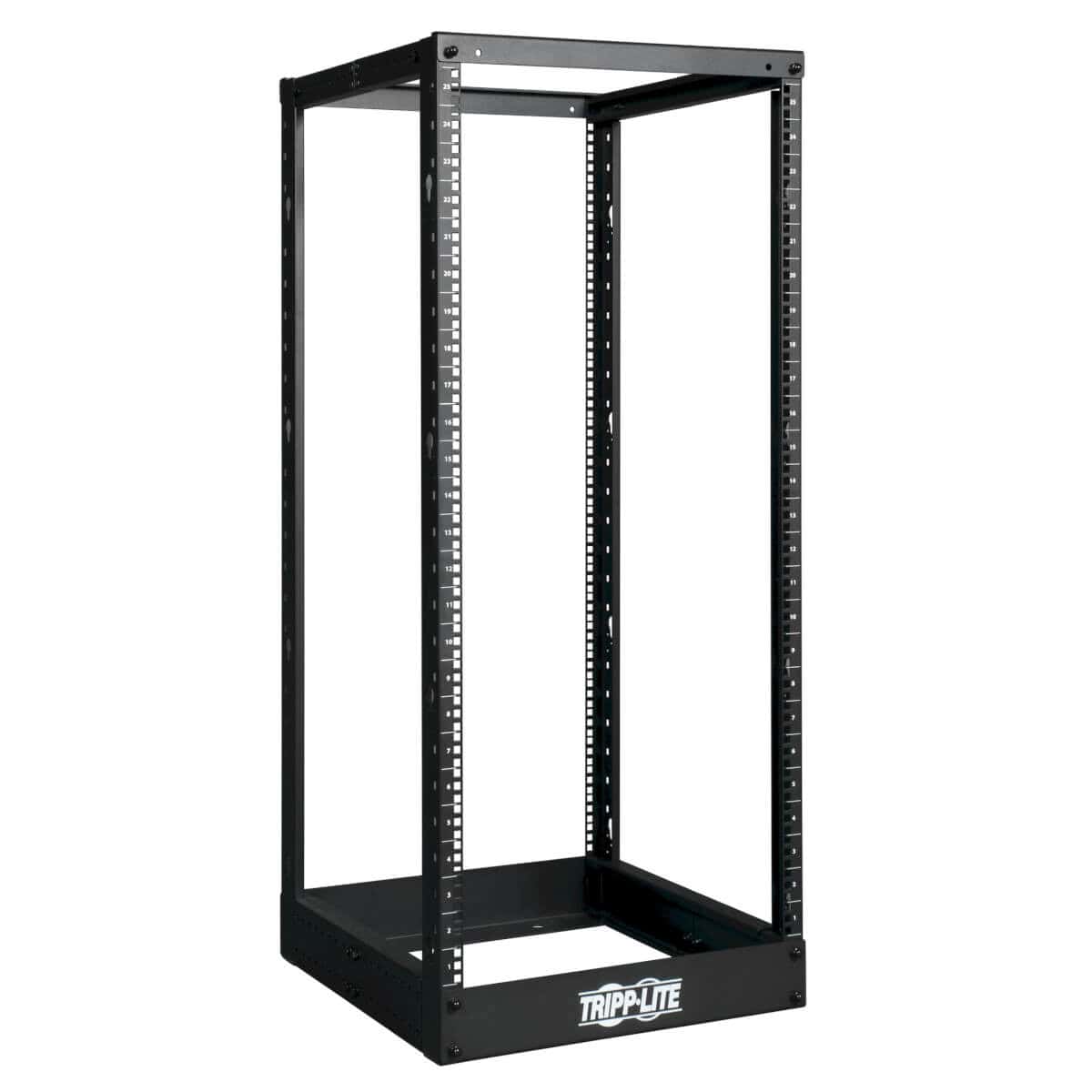 Tripp Lite SR4POST25 rack 25U Vrijstaande rek Zwart (SR4POST25) thumbnail