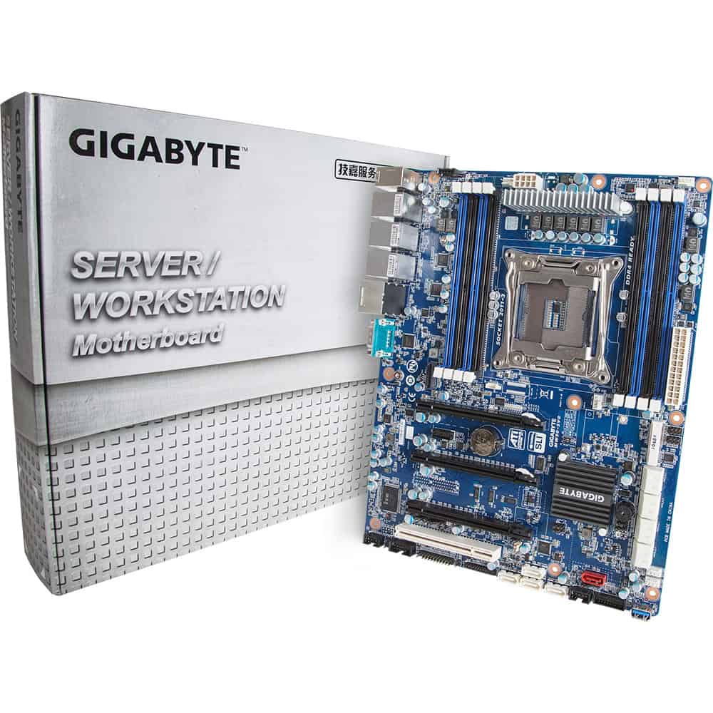 GIGABYTE MW50-SV0 moederbord Intel® C612 LGA 2011-v3 ATX (9CLN4D40MR-00) thumbnail