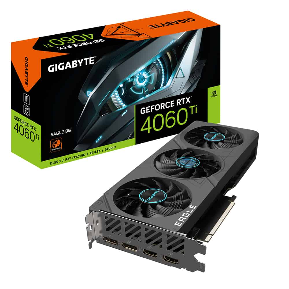 Gigabyte GeForce RTX 4060 Ti EAGLE 8G NVIDIA 8 GB GDDR6 (GV-N406TEAGLE-8GD) thumbnail