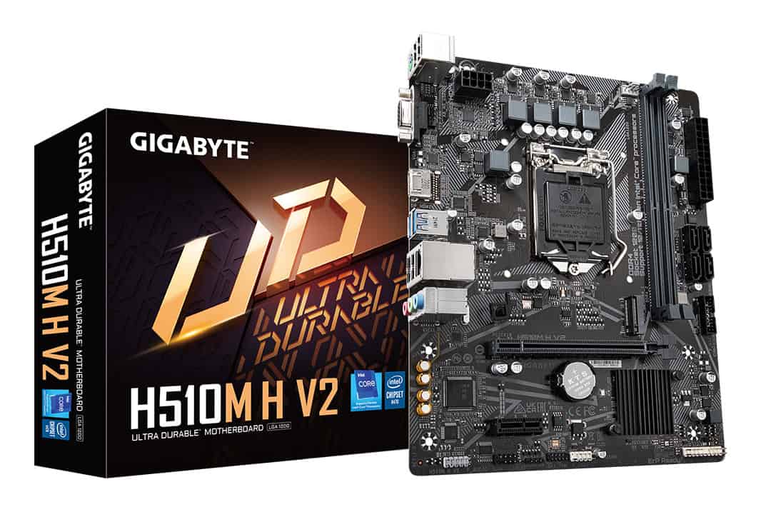 GIGABYTE H510M H V2 moederbord Intel H510 Express LGA 1200 (Socket H5) micro ATX (H510M H V2) thumbnail