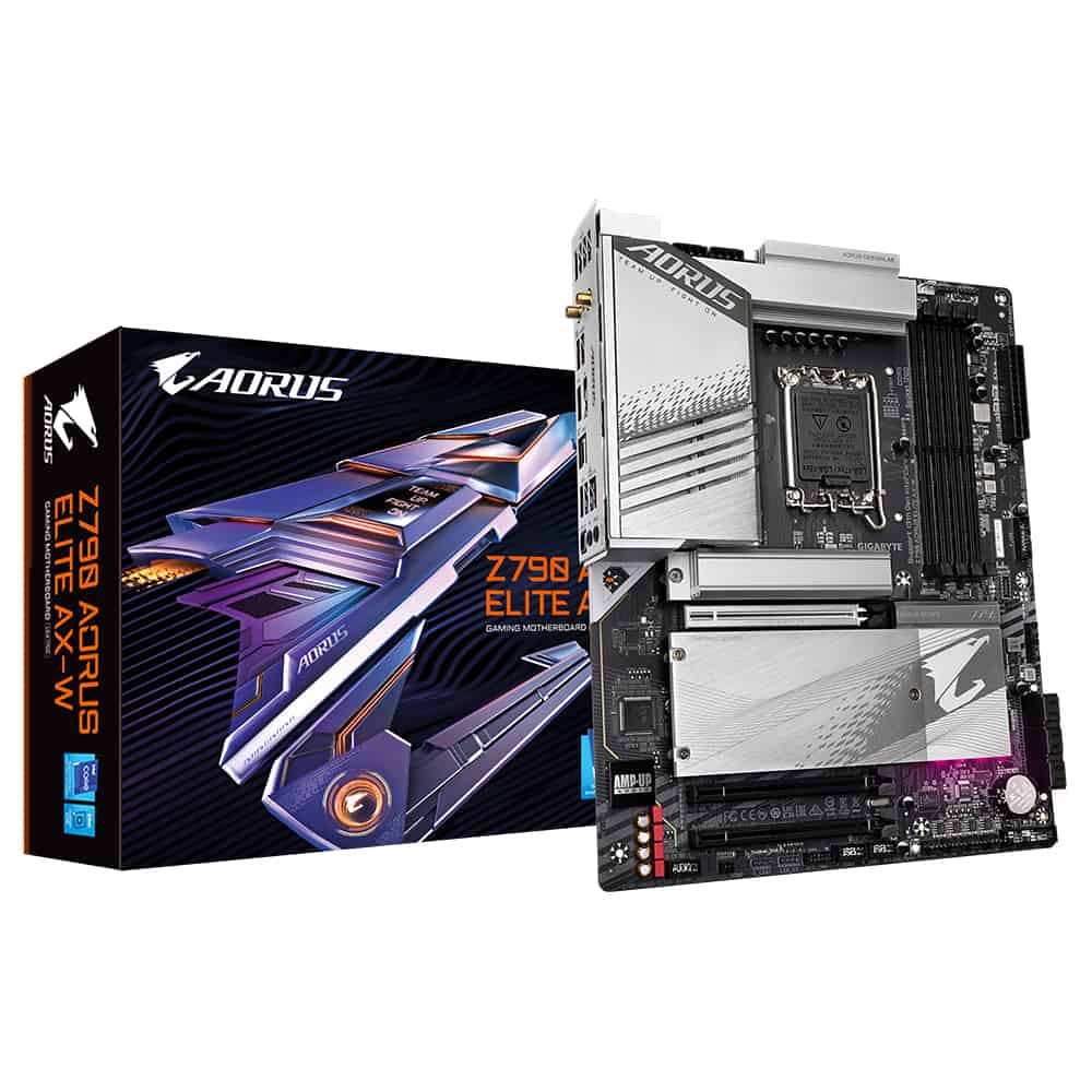 Gigabyte Z790 AORUS ELITE AX-W moederbord Intel Z790 Express LGA 1700 ATX (Z790 AORUS ELITE AX-W) thumbnail