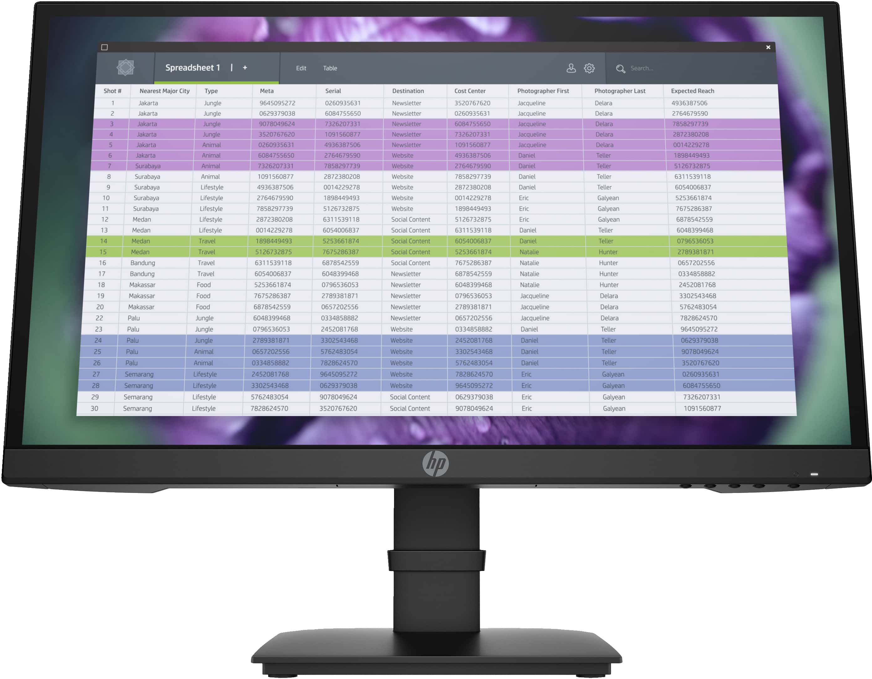 HP P22 G4 54,6 cm (21.5) 1920 x 1080 Pixels Full HD Zwart (1A7E4AA) thumbnail
