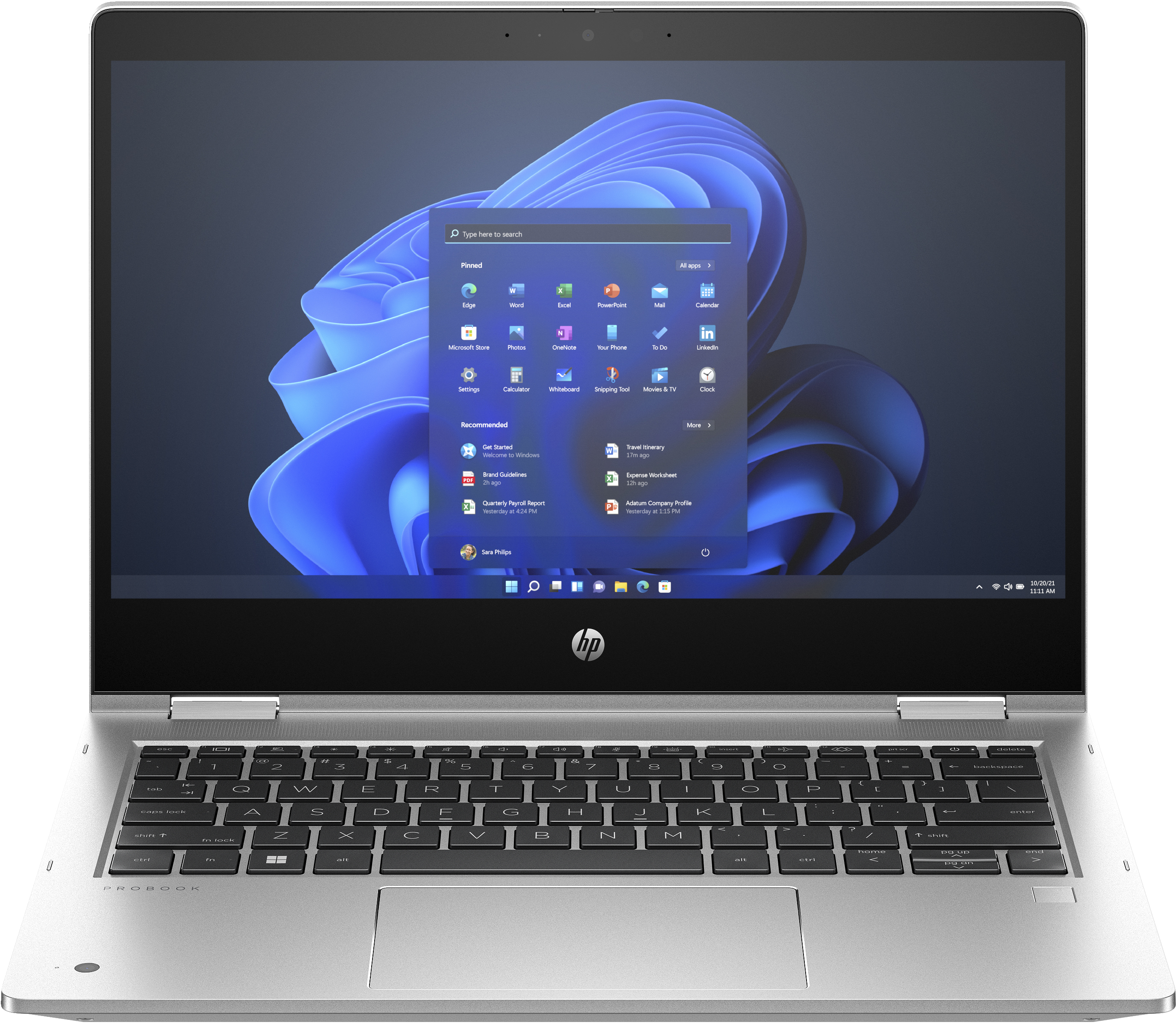 HP Pro x360 435 G10 AMD Ryzen™ 3 7330U Hybride (2-in-1) 33,8 cm (13.3") Touchscreen Full HD 16 GB DDR4-SDRAM 512 GB SSD Wi-Fi 6 (802.11ax) Windows 11 Pro Zilver (85A93EA#ABH) thumbnail