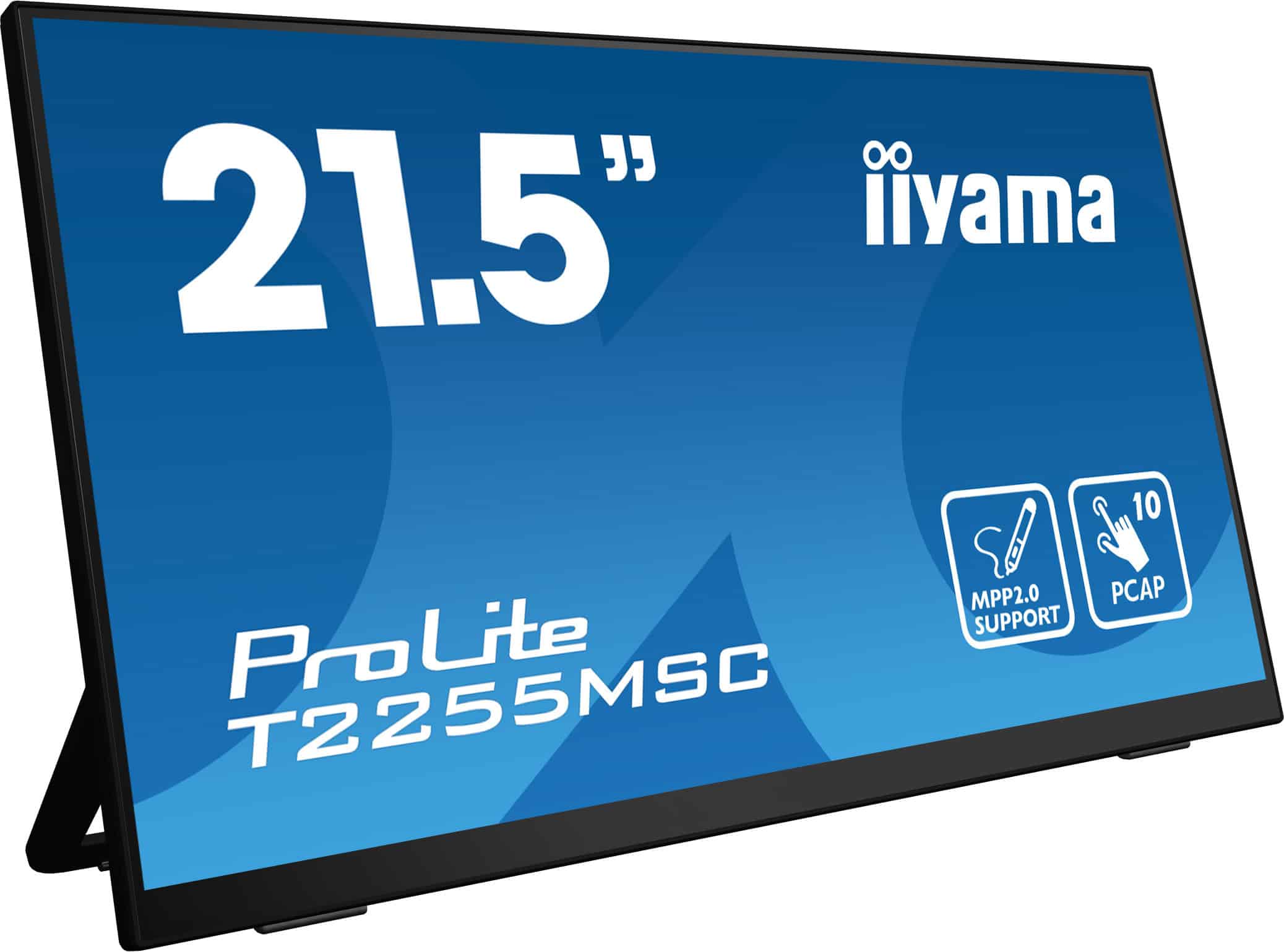 iiyama ProLite T2255MSC-B1 computer monitor 54,6 cm (21.5") 1920 x 1080 Pixels Full HD LCD Touchscreen Zwart (T2255MSC-B1) thumbnail