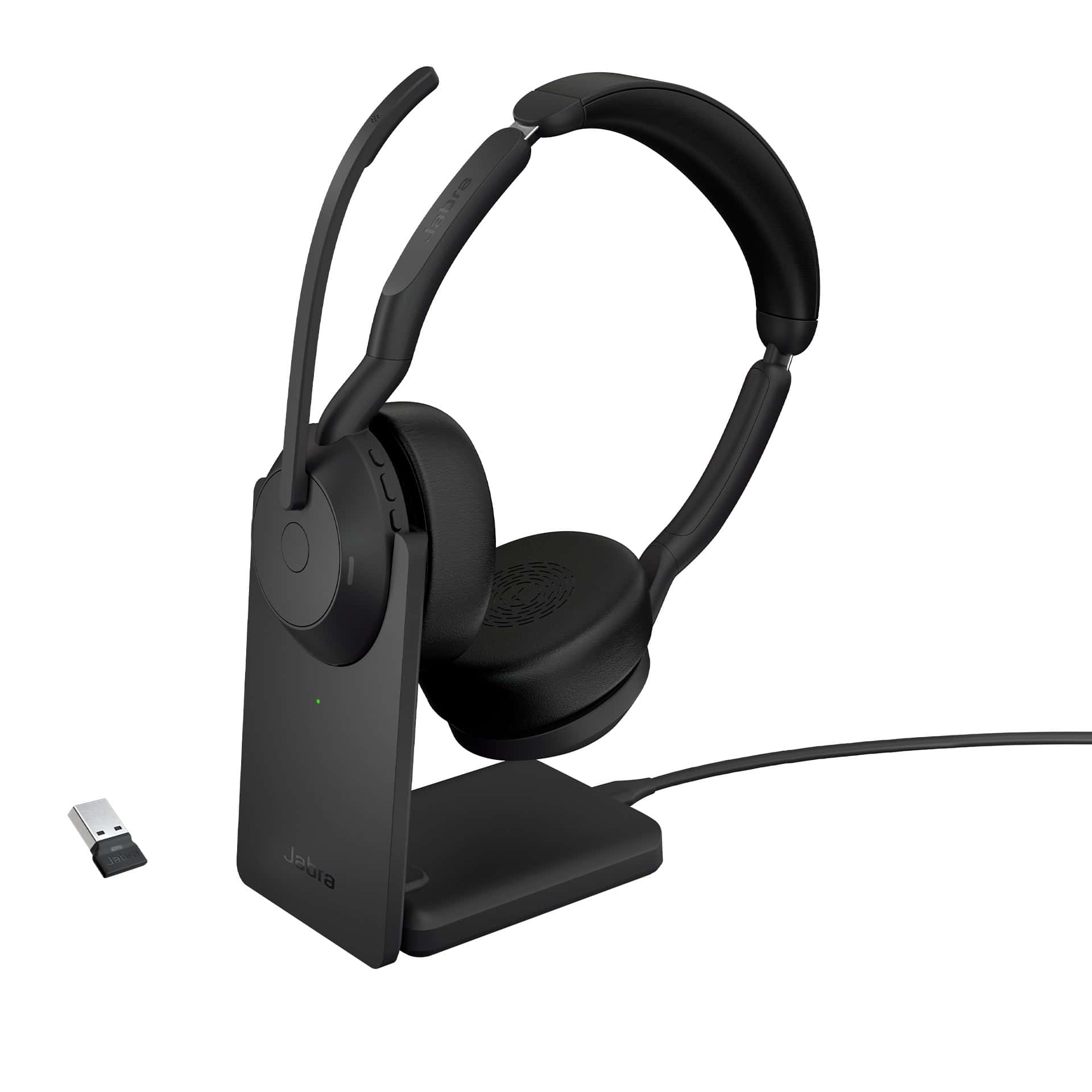 Jabra Evolve2 55 Headset Draadloos Hoofdband Kantoor/callcenter USB Type-C Bluetooth (25599-989-989) thumbnail