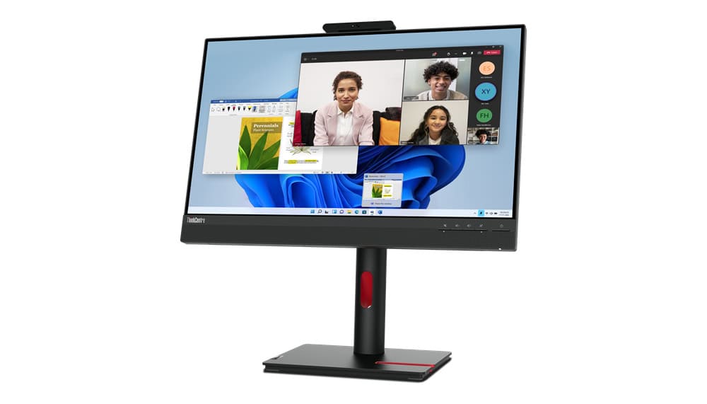 Lenovo ThinkCentre Tiny-In-One 24 LED display 60,5 cm (23.8") 1920 x 1080 Pixels Full HD Touchscreen Zwart (12NBGAT1EU) thumbnail