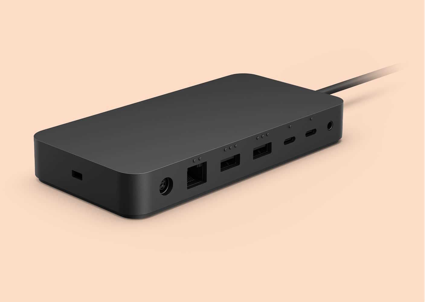 Microsoft Surface Thunderbolt 4 Dock - Kabelgebunden - Thunderbolt 4 - 2500 Mbit/s - Schwarz - Kensington - Microsoft (T8I-00003 (T8I-00003) thumbnail