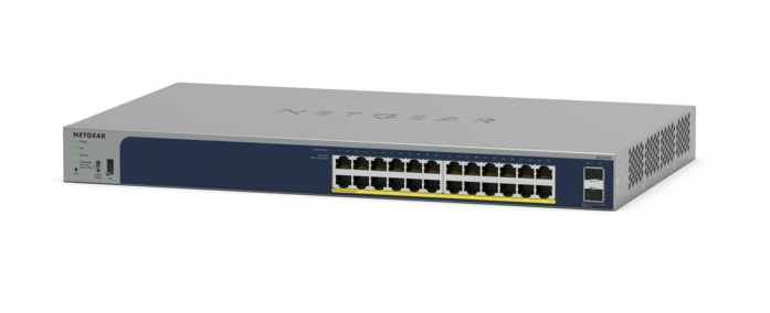 NETGEAR GS724TPv3 Managed L2 Gigabit Ethernet (10/100/1000) Power over Ethernet (PoE) Grijs (GS724TPP-300EUS) thumbnail
