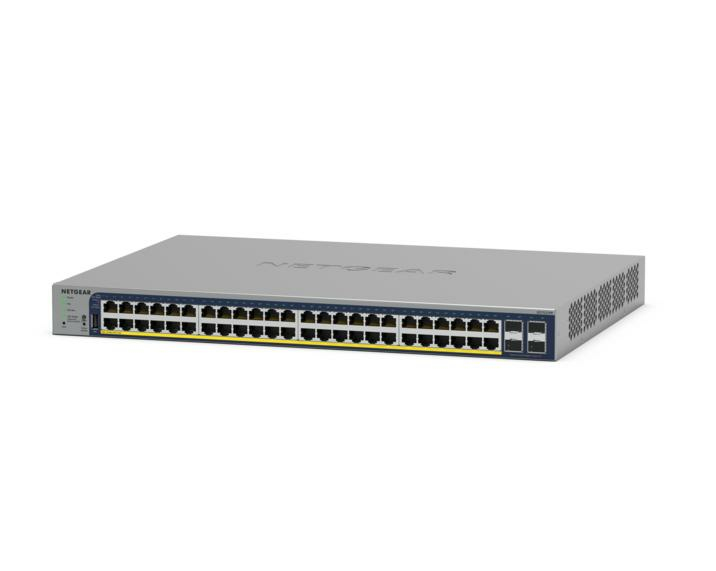 NETGEAR GS728TP Managed L2/L3/L4 Gigabit Ethernet (10/100/1000) Power over Ethernet (PoE) Grijs (GS728TP-300EUS) thumbnail