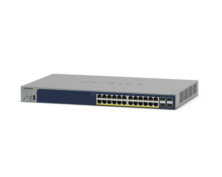 NETGEAR GS728TPP Managed L2/L3/L4 Gigabit Ethernet (10/100/1000) Power over Ethernet (PoE) Grijs (GS728TPP-300EUS) thumbnail