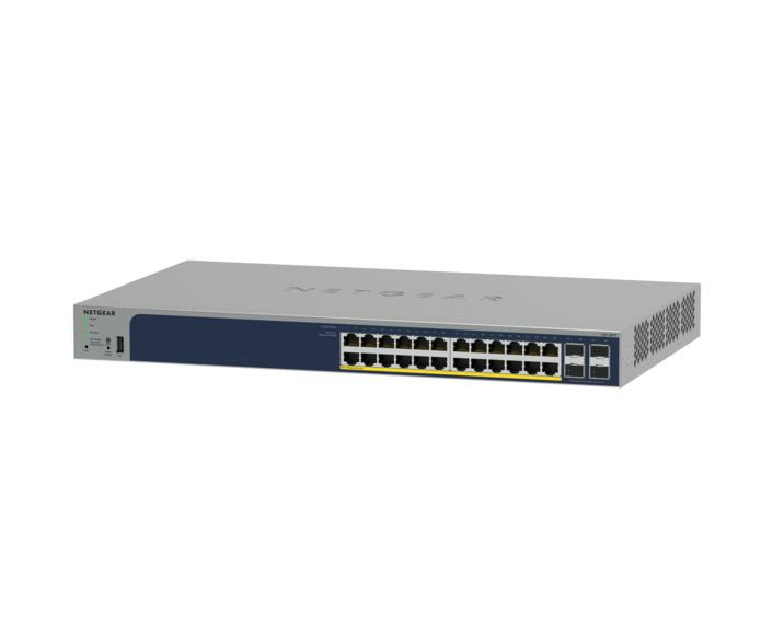 NETGEAR GS752TPP Managed L2/L3/L4 Gigabit Ethernet (10/100/1000) Power over Ethernet (PoE) Grijs (GS752TPP-300EUS) thumbnail