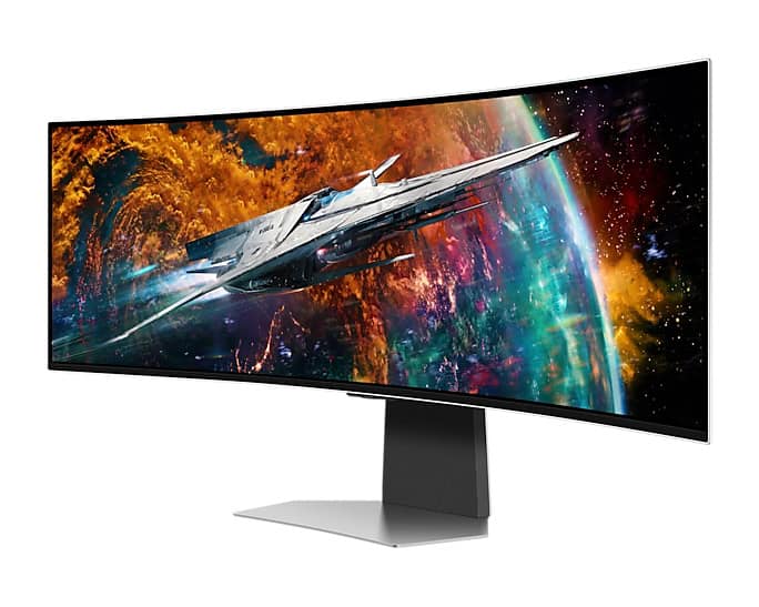 Samsung Odyssey LS49CG954SUXEN LED display 124,5 cm (49) 5120 x 1440 Pixels 5K Ultra HD OLED Zilver (LS49CG954SUXEN) thumbnail