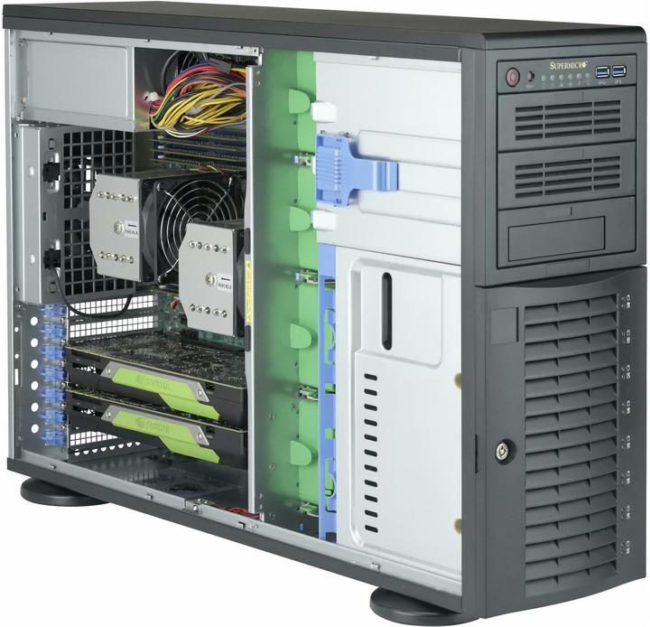 Super Micro Supermicro 1U 4x3.5 hot-swap SAS3/SATA3 2x860W (CSE-815BTQC-R860W) thumbnail